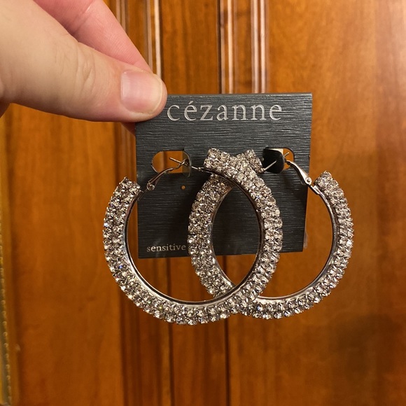 Cezanne Sparkly Earrings - Picture 3 of 4